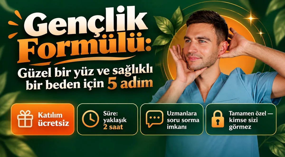 Gençlik Formülü: Güzel bir yüz ve sağlıklı bir beden için 5 adım