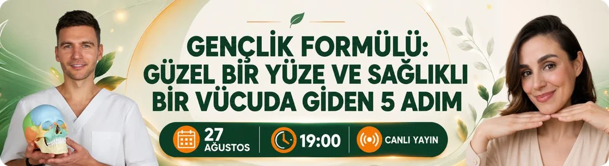 Gençlik Formülü: Güzel Bir Yüze ve Sağlıklı Bir Vücuda Giden 5 Adım — 27 Ağustos 19:00