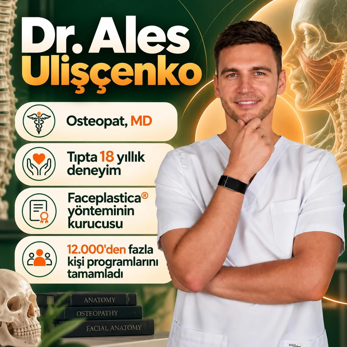 Maratonun uzmanları: Dr. Ales Ulişçenko ve Fatma Günay