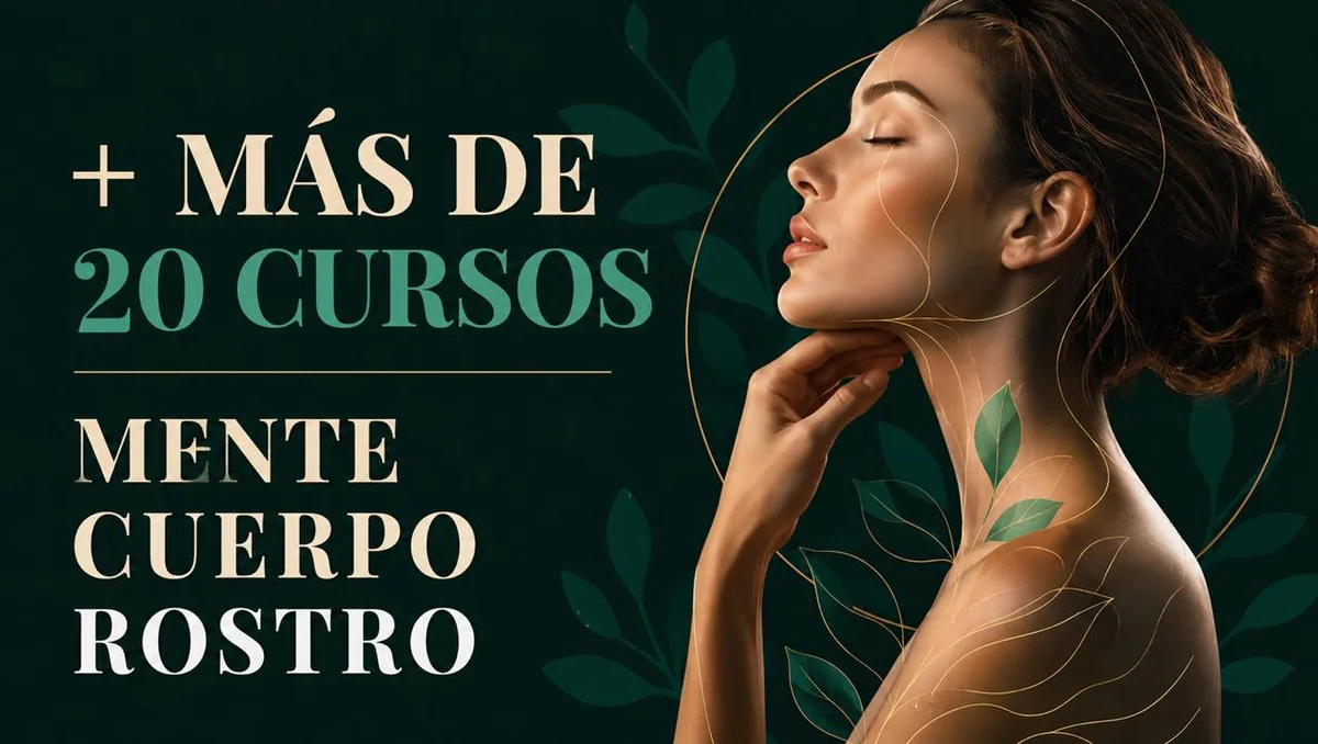 Más de 20 cursos — Mente, Cuerpo, Rostro