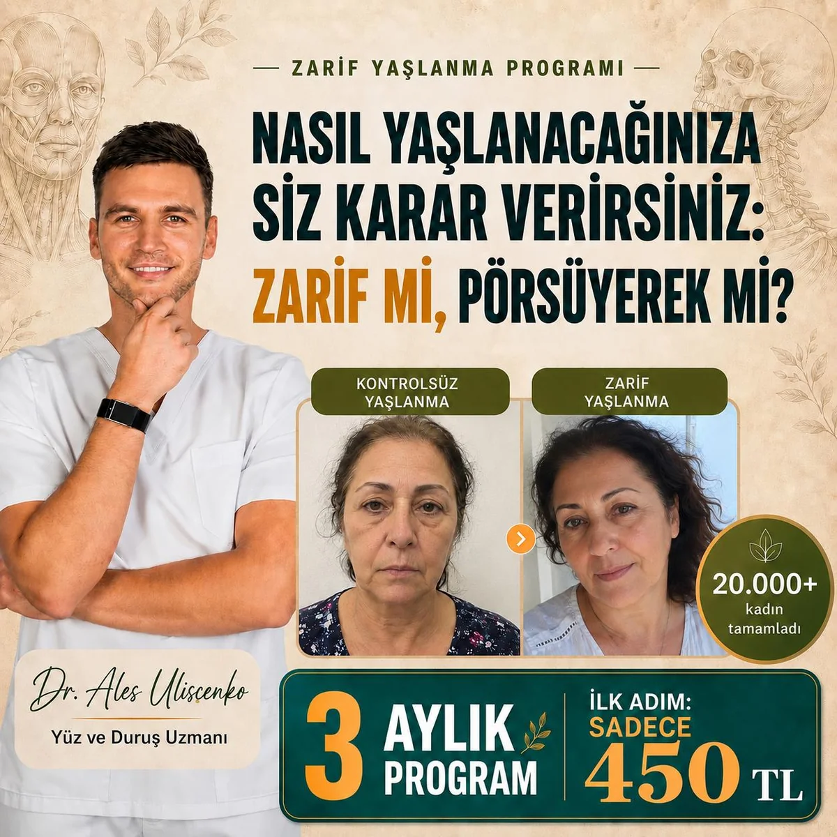 Zarif Yaşlanma Programı — Nasıl yaşlanacağınıza siz karar verirsiniz: zarif mi, pörsüyerek mi?