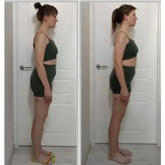 Member before and after