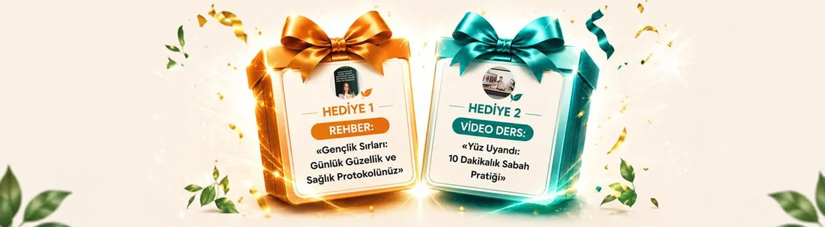 Kayıt hediyeleri: Gençliğin Sırları rehberi ve Yüz Uyandı video dersi