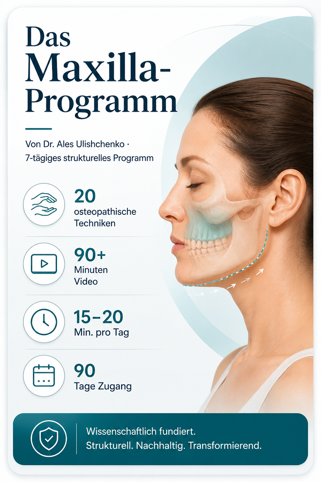 Das Maxilla-Programm — Von Dr. Ales Ulishchenko · 7-tägiges strukturelles Programm