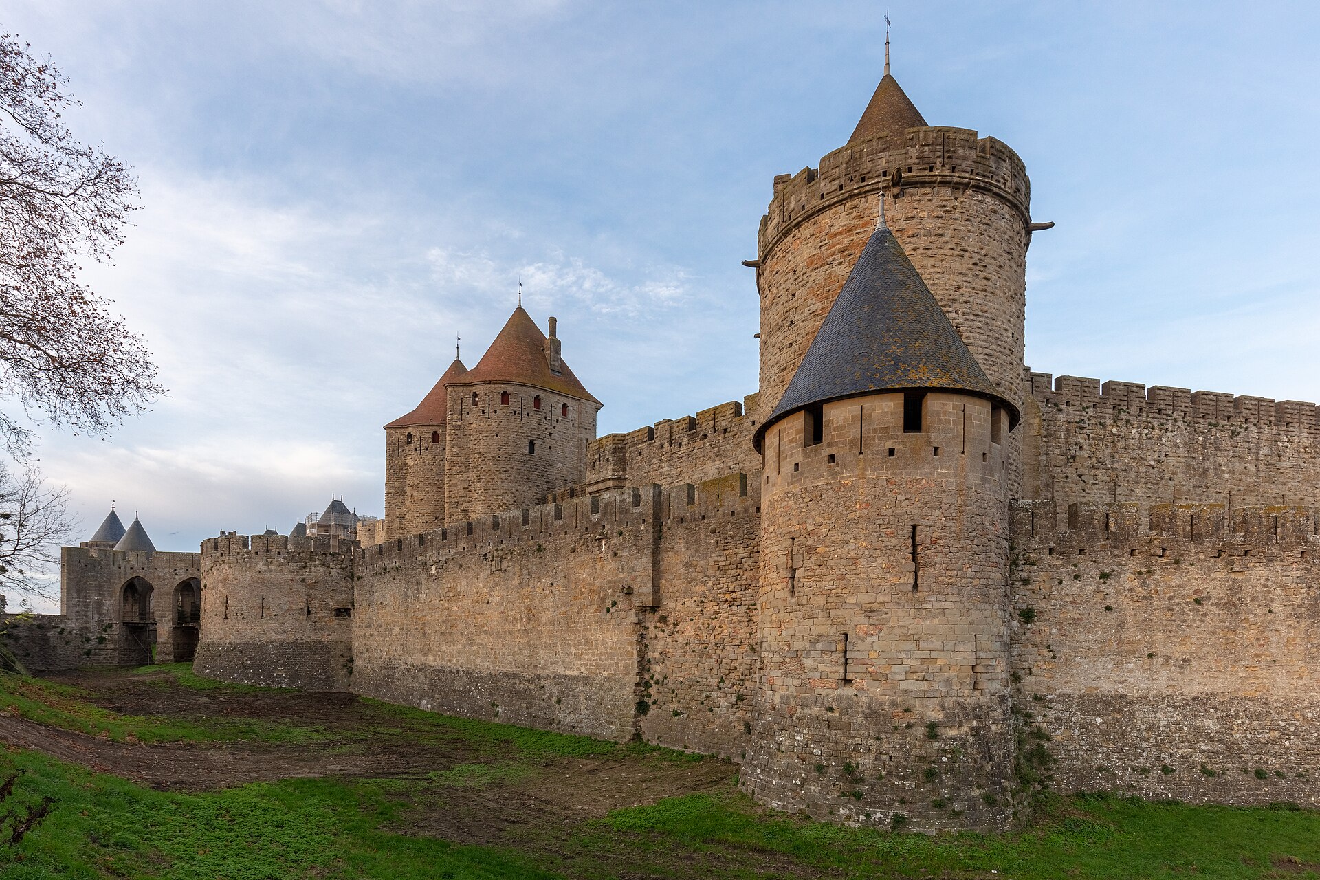 Крепостные стены Каркассона